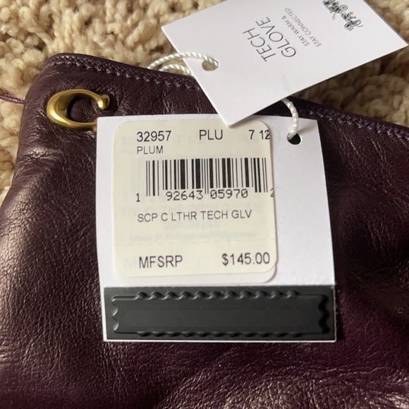 COPY - New never worn Coach leather gloves color … - Picture 7 of 7